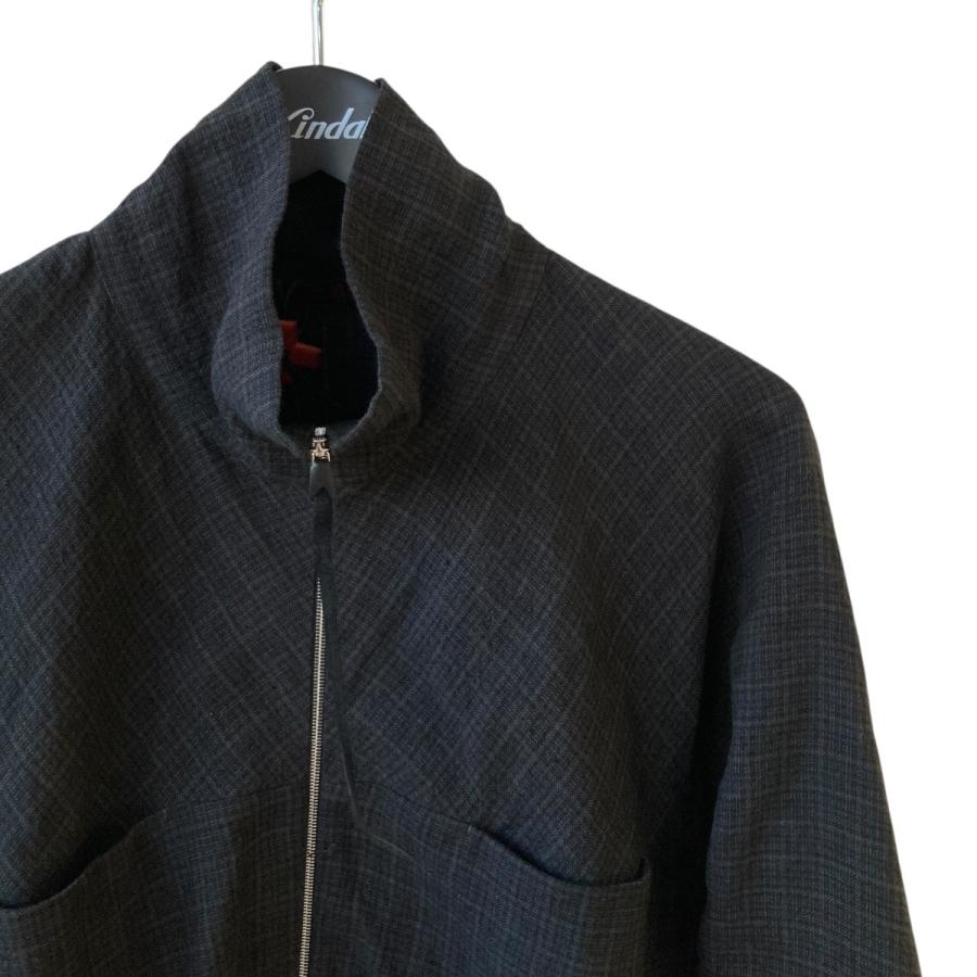 エムエークロス m．a+ exclusive zipped tall collar shirt jacket ジャケット H252DZ／P LWV ブの画像