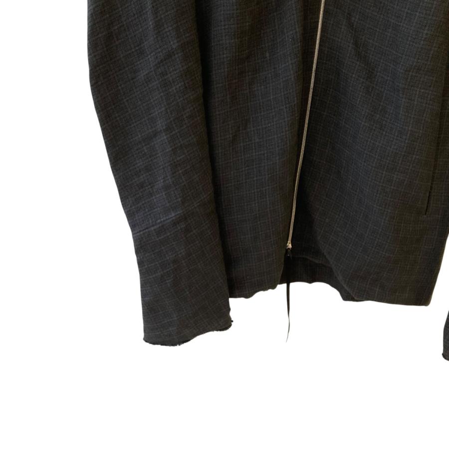 エムエークロス m．a+ exclusive zipped tall collar shirt jacket ジャケット H252DZ／P LWV ブの画像