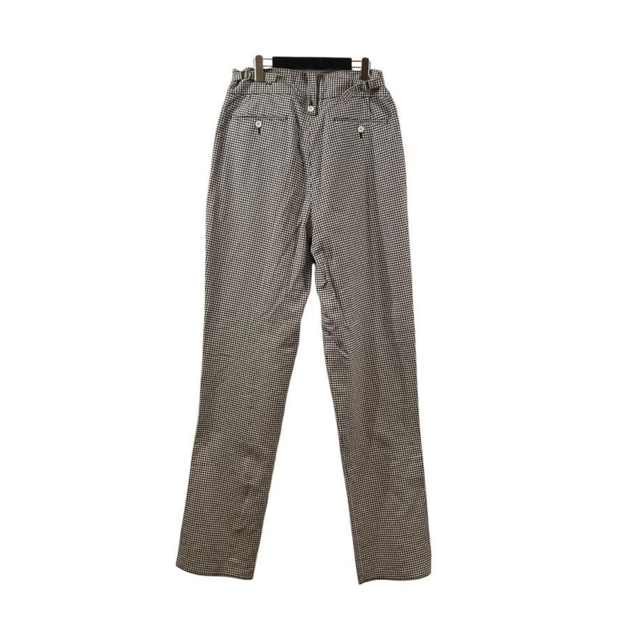 NEAT シルクスラックス　千鳥柄　サイズ46 NEAT（ニート） 【値下げ】NEAT 千鳥格子 スラックス ブラウン