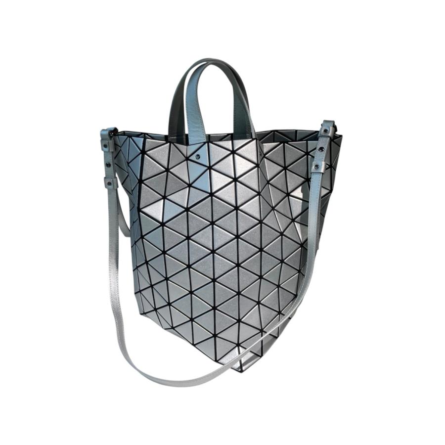 BAOBAO ISSEY MIYAKE スモールトートバッグ シルバー BAO ISSEY MIYAKE 【値下げ】BAO 2WAYバッグ BB61AG232 シルバー
