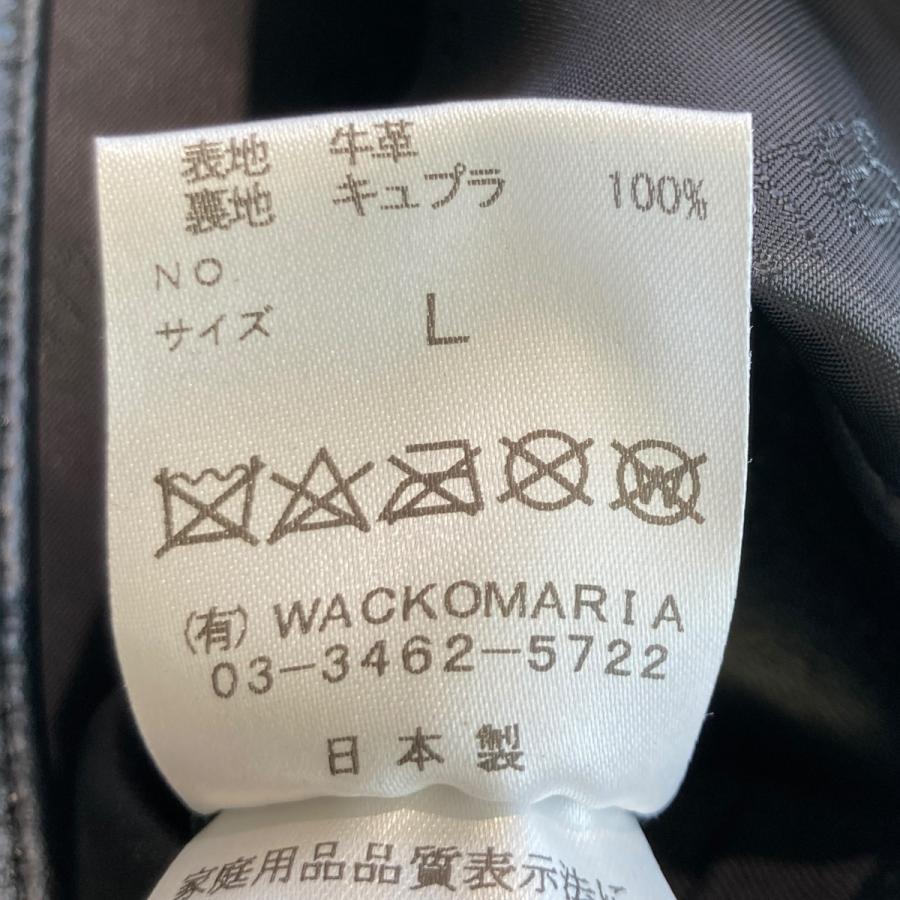 WACKO MARIA（ワコマリア） WACKO MARIA SINGLE RIDERS LEATHER JACKET