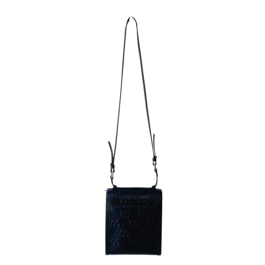 GUCCI（グッチ） GUCCI GGエンボス ショルダーバッグ 625782 ブラック 