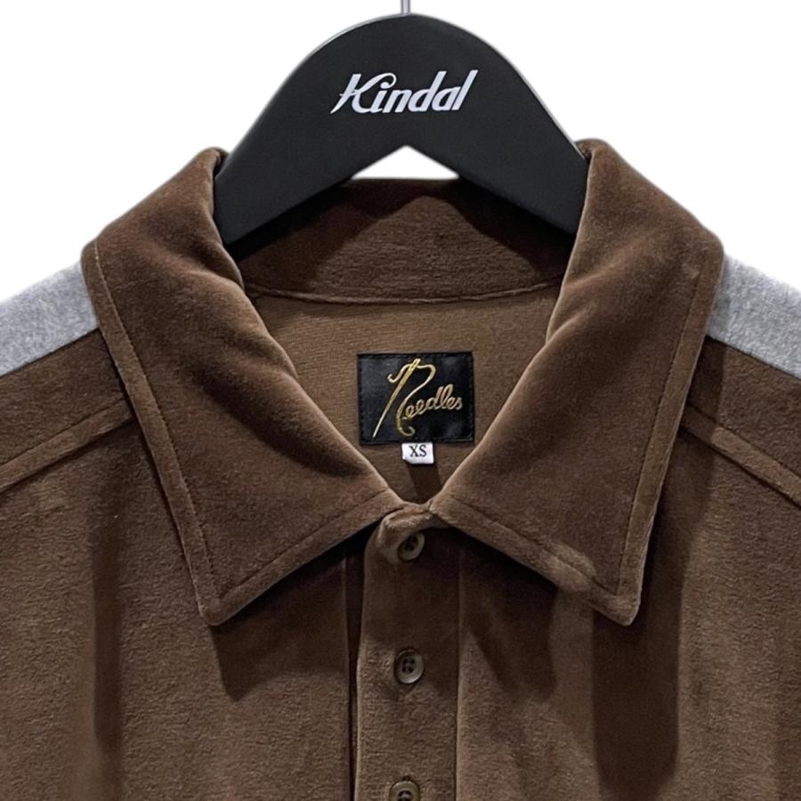 Needles ベロアポロシャツ Needles（ニードルス） 【値下げ】Needles 25AW ベロアポロシャツ Side