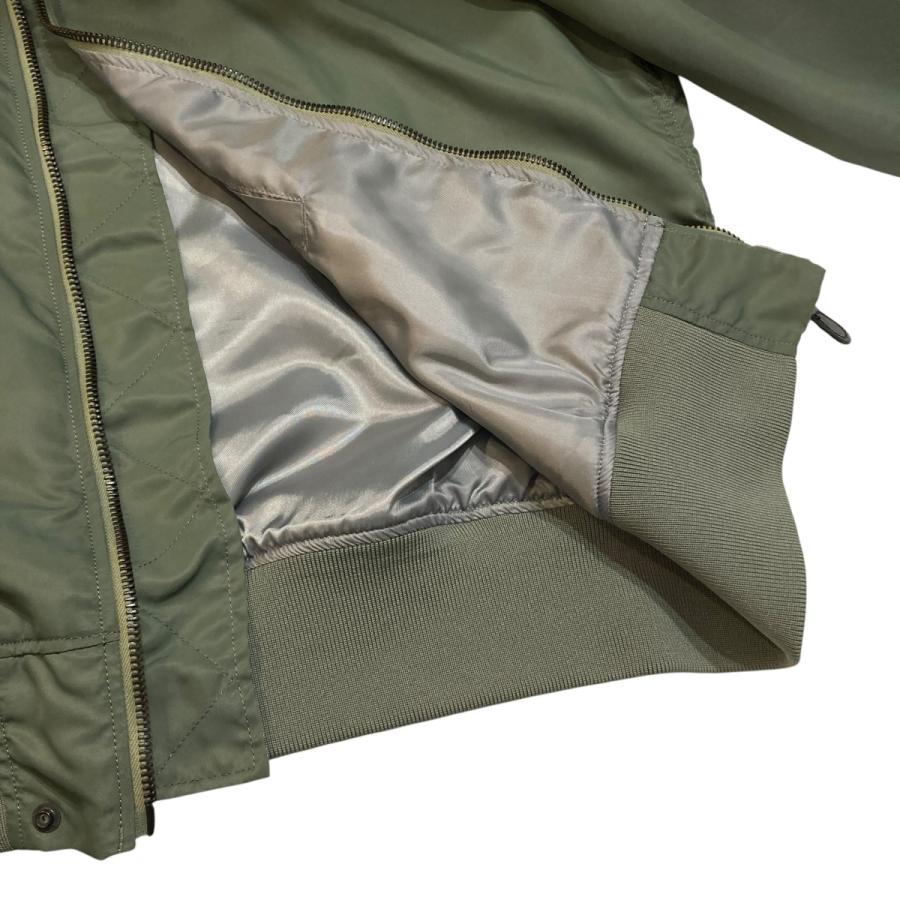 HYKE（ハイク） HYKE TYPE L-2A JACKET MA-1ジャケット 17507 グリーン