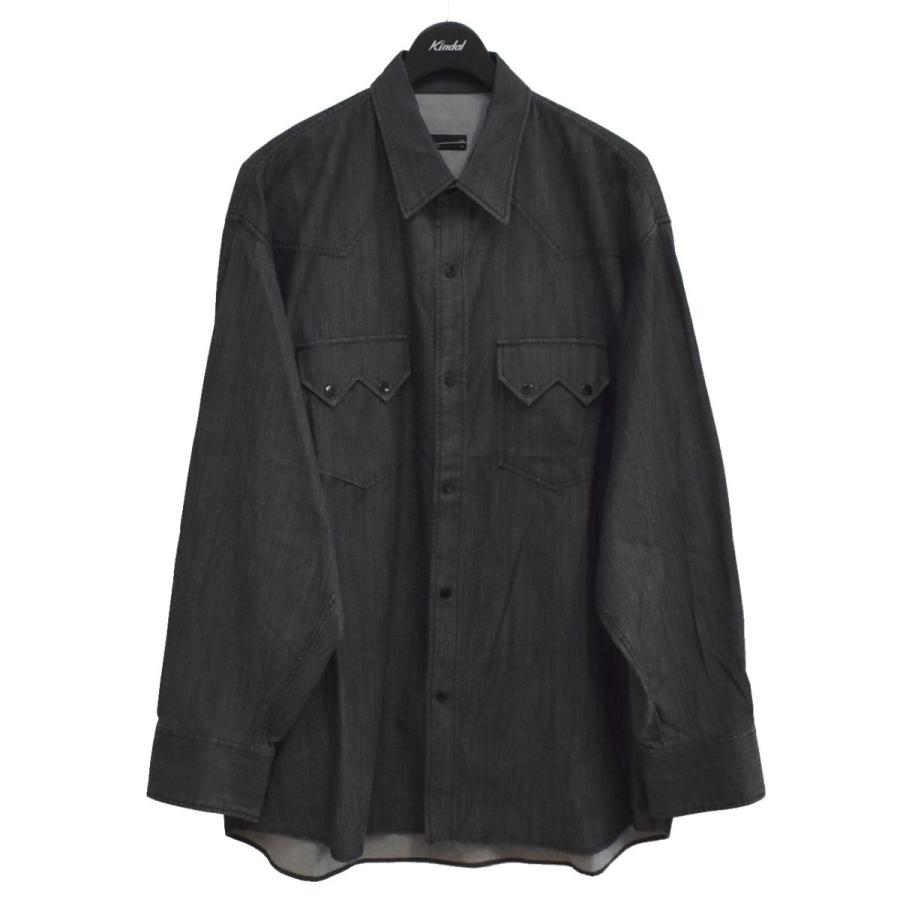 値下げ】LAD MUSICIAN 20SS WESTERN SHIRT ウエスタンシャツ グレー 
