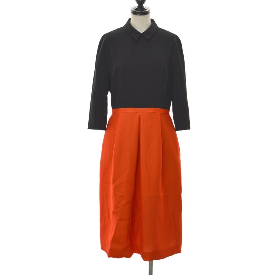 Akira Naka バイカラーワンピース ブラック レッド サイズ 38 堀江店 ブランド古着カインドオル 通販 Yahoo ショッピング