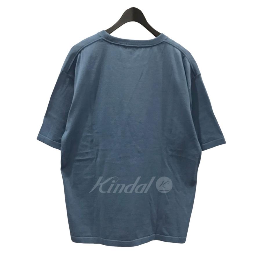 ブランドのギフト H S Linen Cotton 半袖サマーニットセーター Nanamica Crew 四ツ橋北堀江 サイズ Xl ブルー Sweater Neck ニット セーター 5yhkmi Com