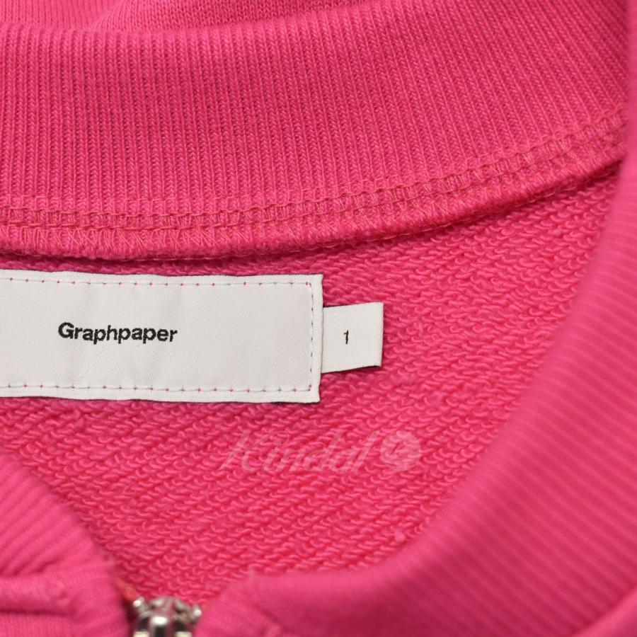 Graphpaper ×LOOPWHEELER S／S HALF ZIP RAGLAN SWEAT ハーフジップ  