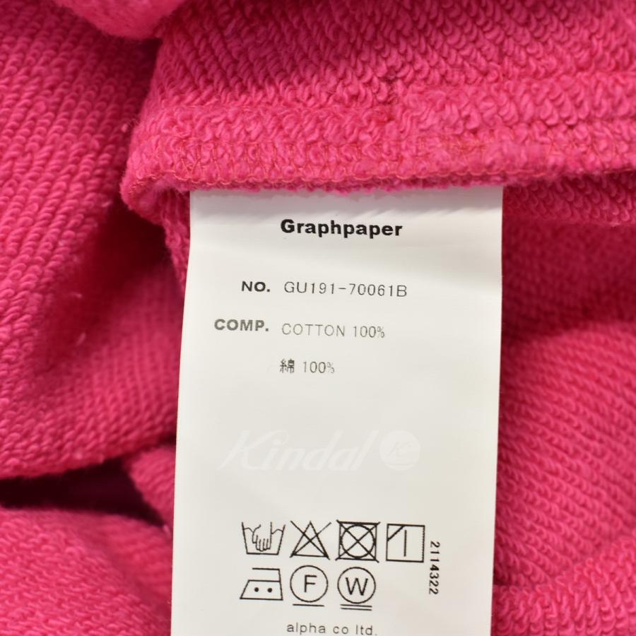 Graphpaper ×LOOPWHEELER S／S HALF ZIP RAGLAN SWEAT ハーフジップ  