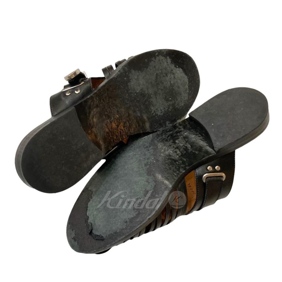 TOGA VIRILIS LEATHER MESH サンダル