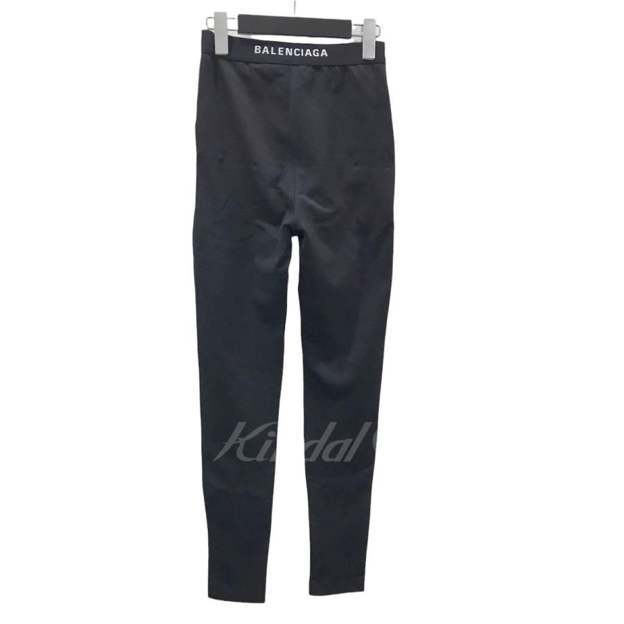 BALENCIAGA 18SS スキニーパンツ レギンス 542962 TTK21 ブラック 