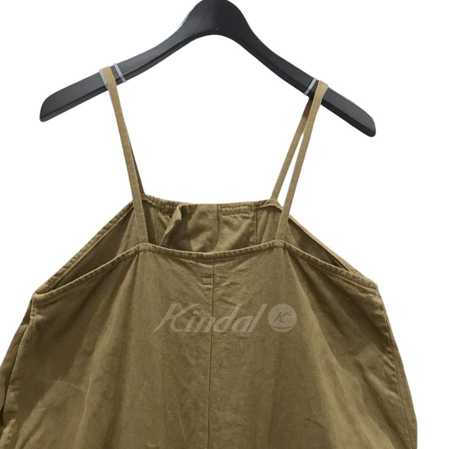 KAPITAL 綿麻ツイルカンフーオーバーオール カーキ リネン XS 0