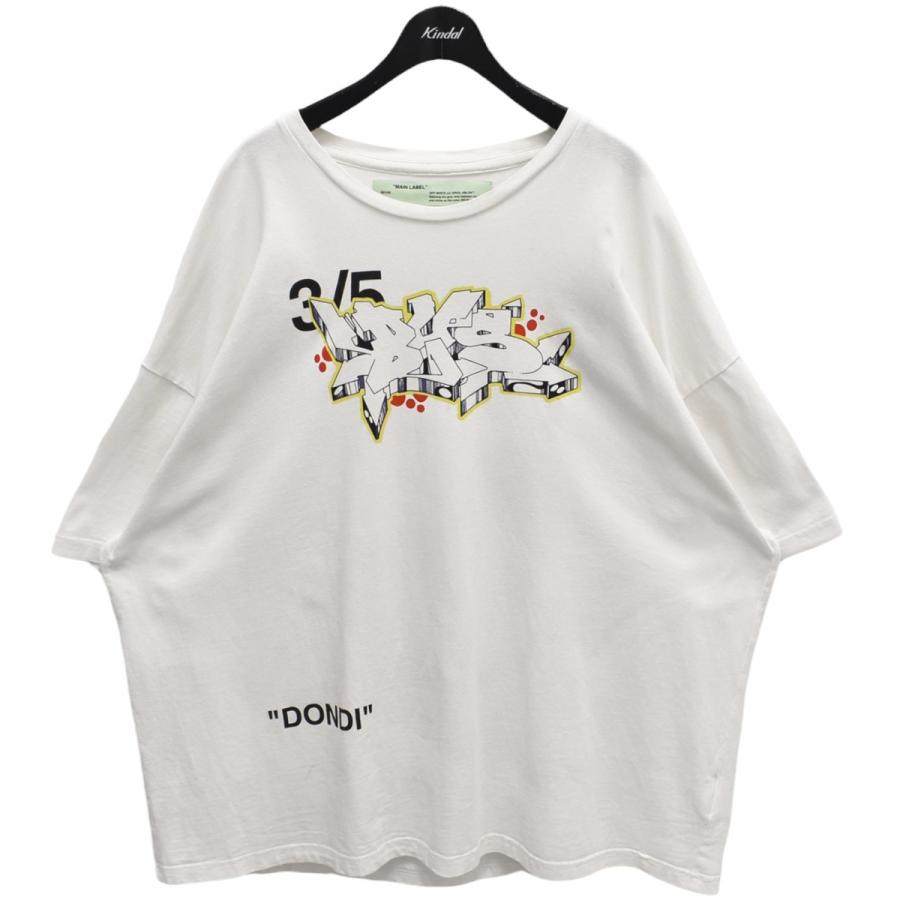 off white Off-white DONDI Bus Tag S／S Skinny Tee プリントTシャツ 