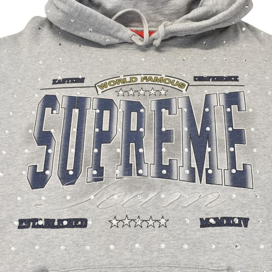 Supreme SUPREME 21AW Rhinestone Hooded Sweatshirt ライン Supreme SUPREME 21AW Rhinestone Hooded Sweatshirt ライン