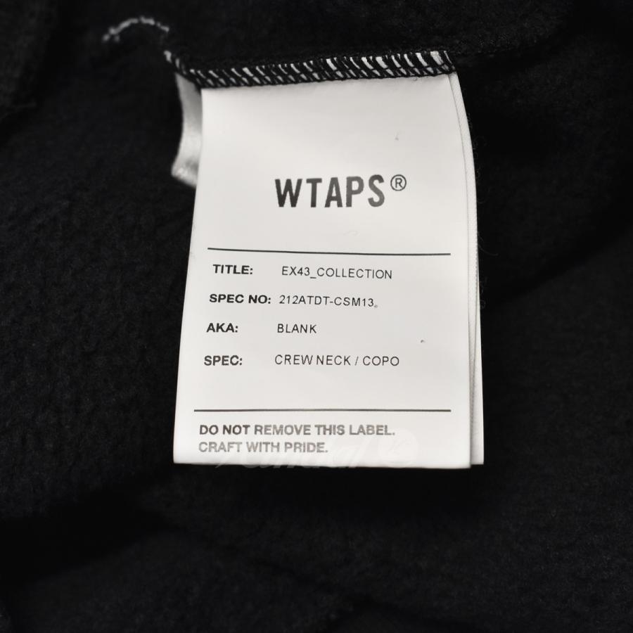WTAPS 212atdt-csm グレー スウェット サイズ03 WTAPS ダブルタップス 21AW ACADEMY CREW NECK クルーネック