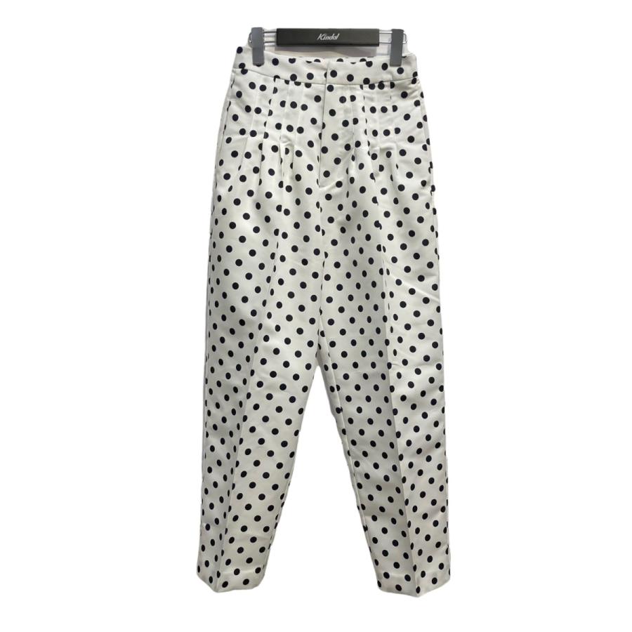 seventen by miho kawahito ドットピンタックパンツ-