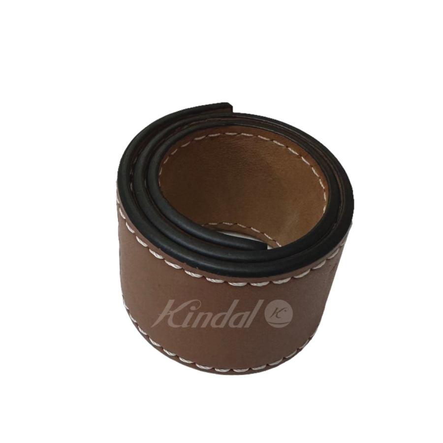 100％本物100％本物LOEWE スラップブレスレット スモール ブラウン