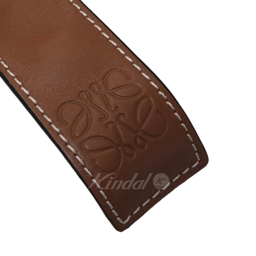 100％本物100％本物LOEWE スラップブレスレット スモール ブラウン