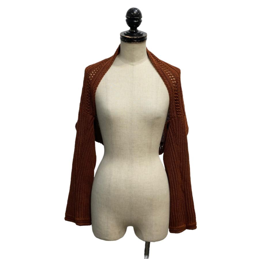 値下げ】FOXEY BOUTIQUE Vacation Bolero ニットカーディガン ブラウン 