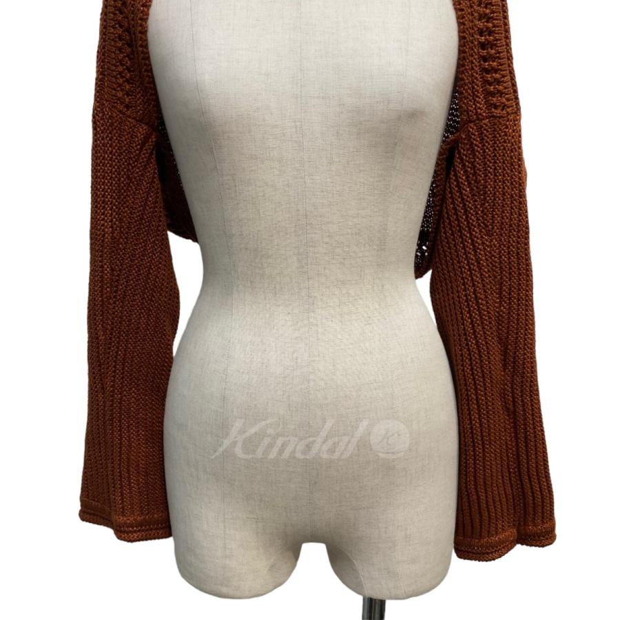 値下げ】FOXEY BOUTIQUE Vacation Bolero ニットカーディガン ブラウン 