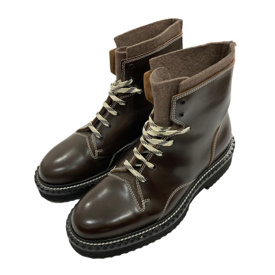 値下げ】OAMC CUT BOOT FELT ブーツ ブラウン サイズ：8 (堀江店 