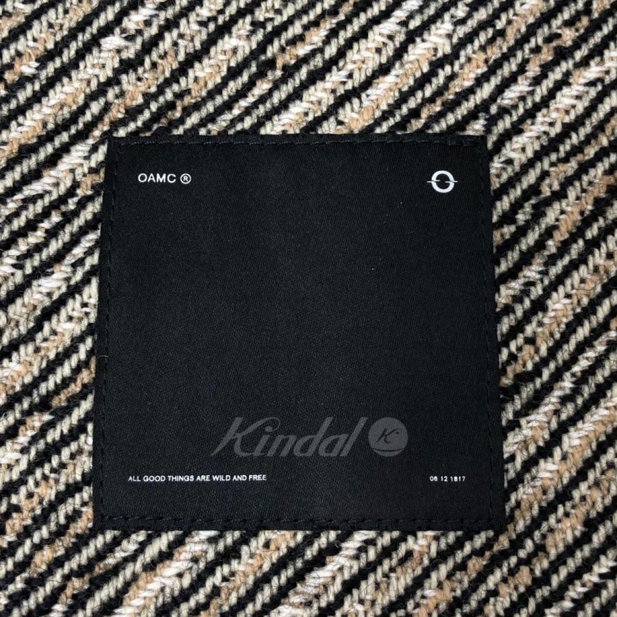 OAMC ERNEST SHIRT シャツジャケット OAMT602368 ベージュ×ブラック