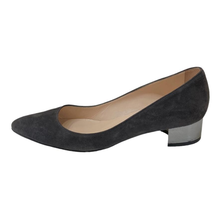 値下げ】MANOLO BLAHNIK リストニー スエードパンプス ダークグレー 
