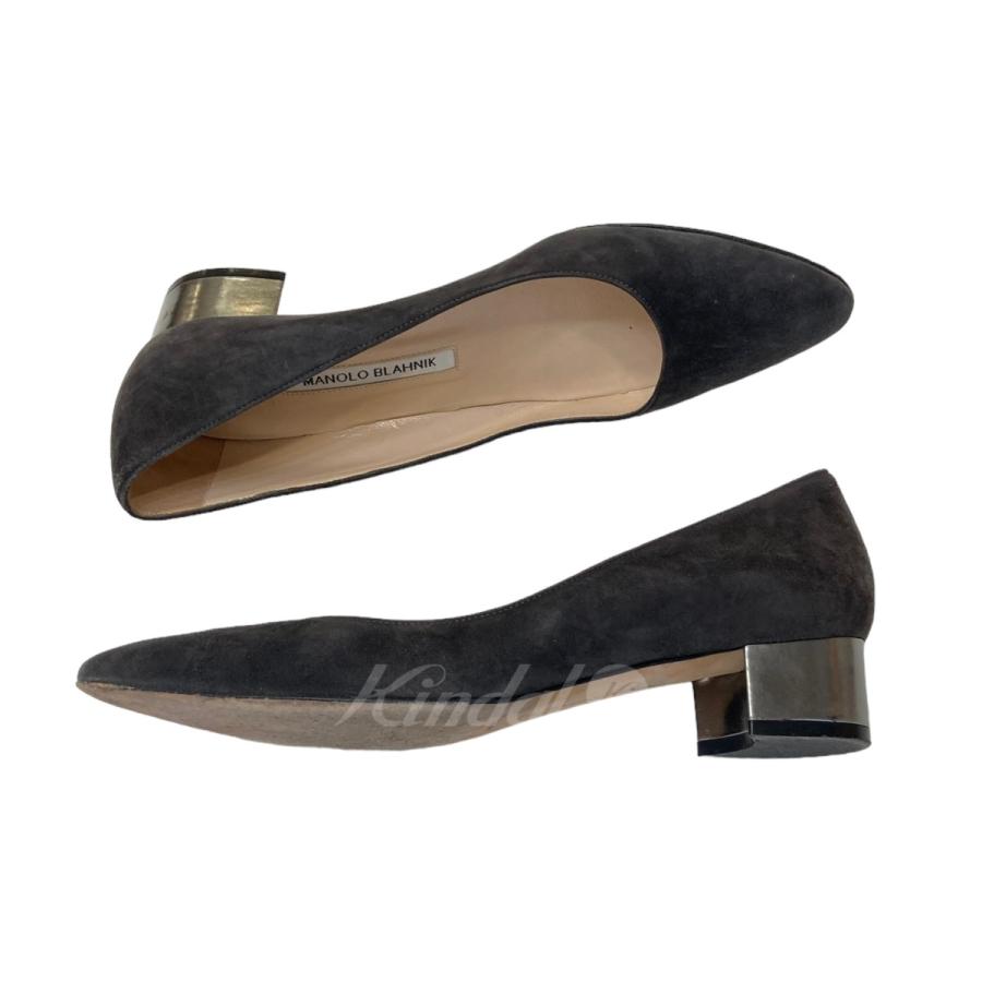 値下げ】MANOLO BLAHNIK リストニー スエードパンプス 