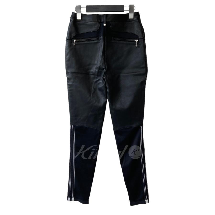 adidas Originals 【値下げ】adidas ×ALEXANDER WANG レザーパンツ 