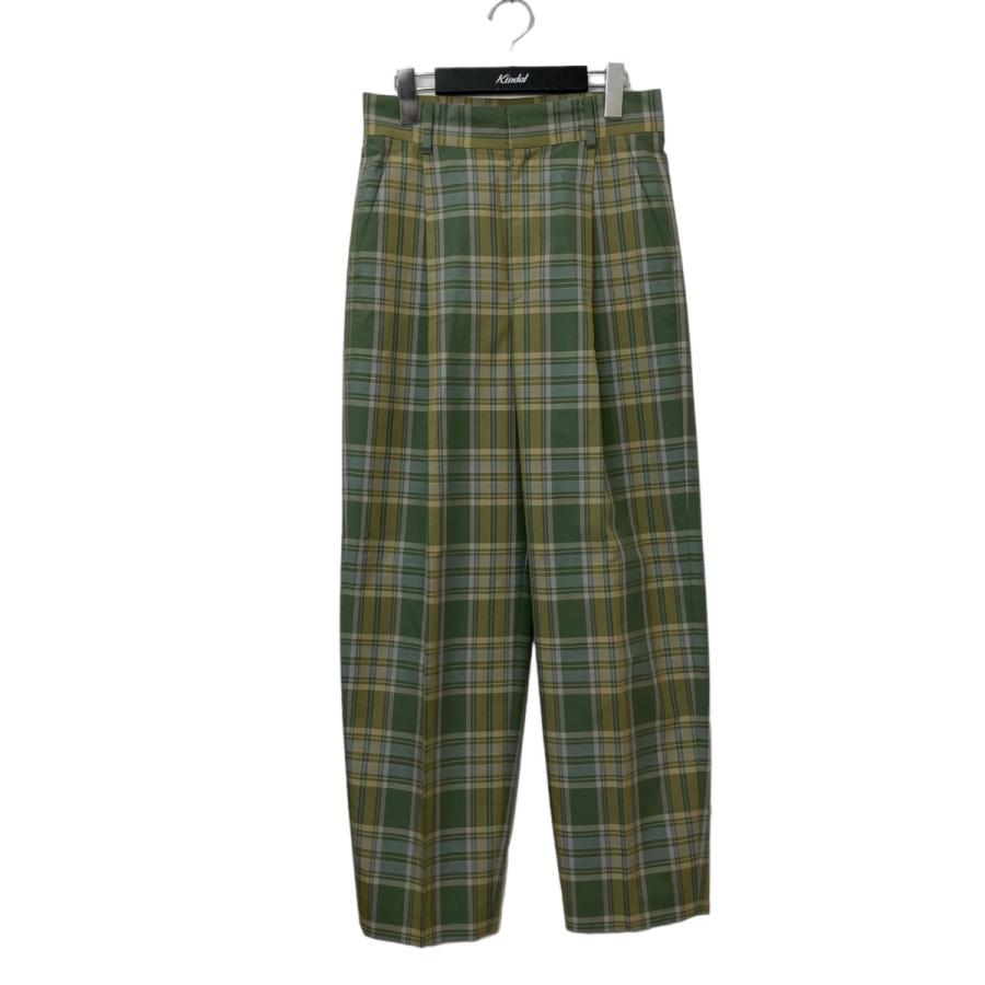 ロクビューティーアンドユース 6(ROKU)BEAUTY＆YOUTH CHECK PANTS 