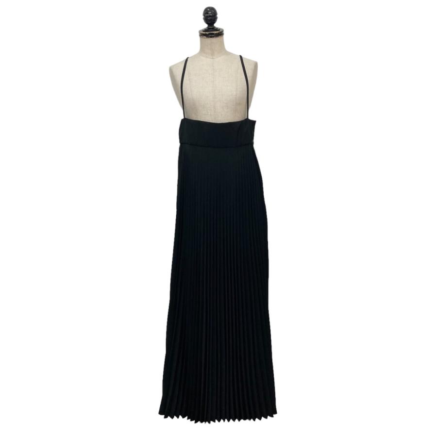 値下げ】HYKE 23SS TAFFETA PLEATED MAXI DRESS プリーツマキシドレス  