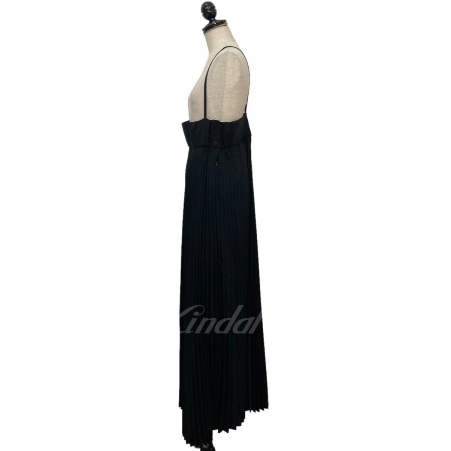 値下げ】HYKE 23SS TAFFETA PLEATED MAXI DRESS プリーツマキシドレス  