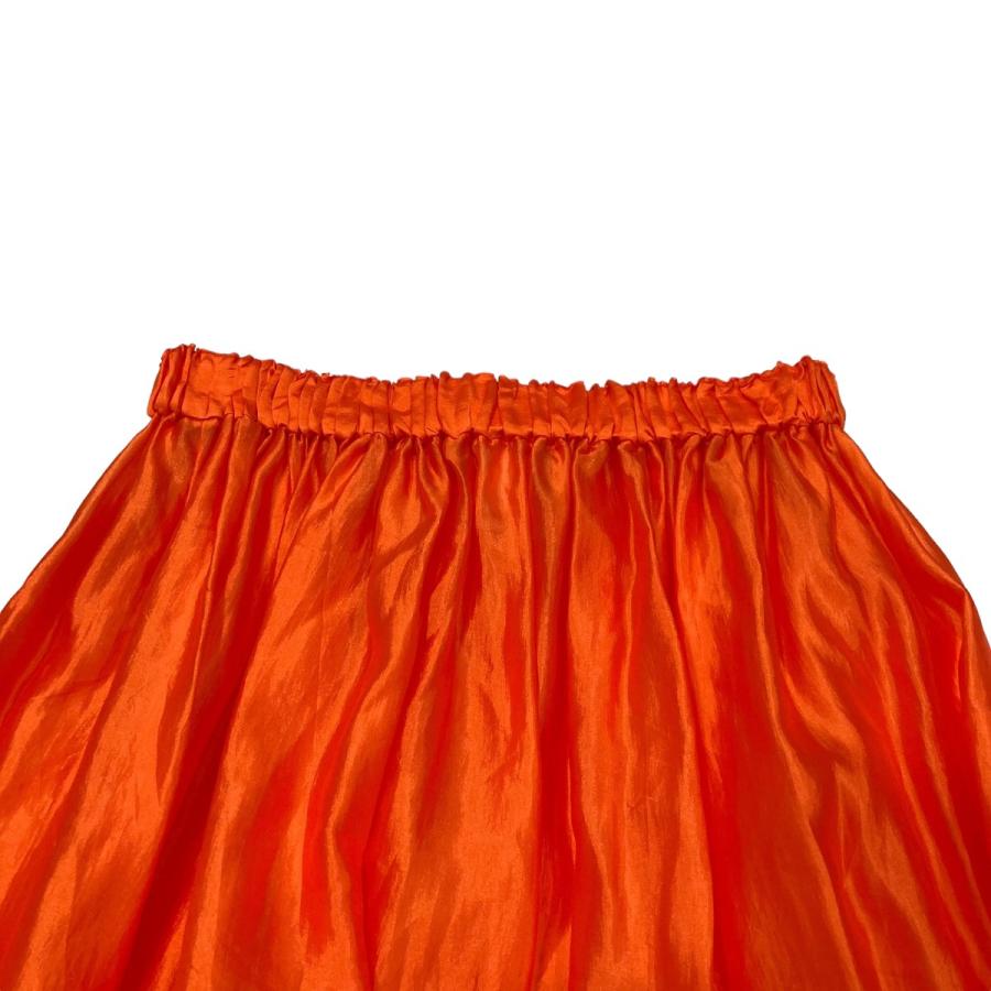 ブラミンク BLAMINK P SI GATH LONG シルクギャザーロングスカート シルクスカート 7924-299-0161 オレンジ サイズ：｜kindal｜04