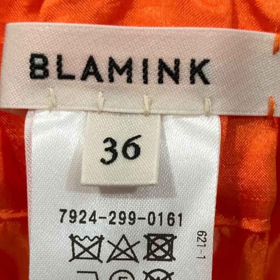 ブラミンク BLAMINK P SI GATH LONG シルクギャザーロングスカート シルクスカート 7924-299-0161 オレンジ サイズ：｜kindal｜06