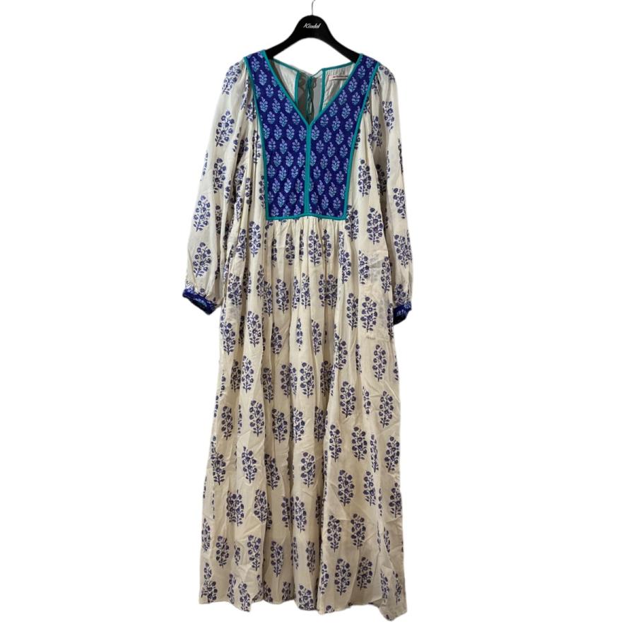 値下げ】ne quittez pas 23SS Cotton Voile Ethnic Combination Print 