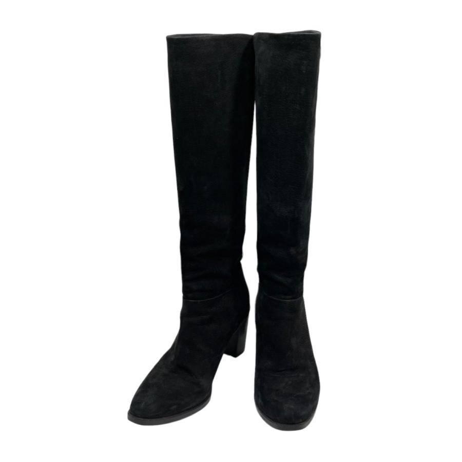 値下げ】SARTORE ロングブーツ ブラック サイズ：37 1／2 (堀江店  