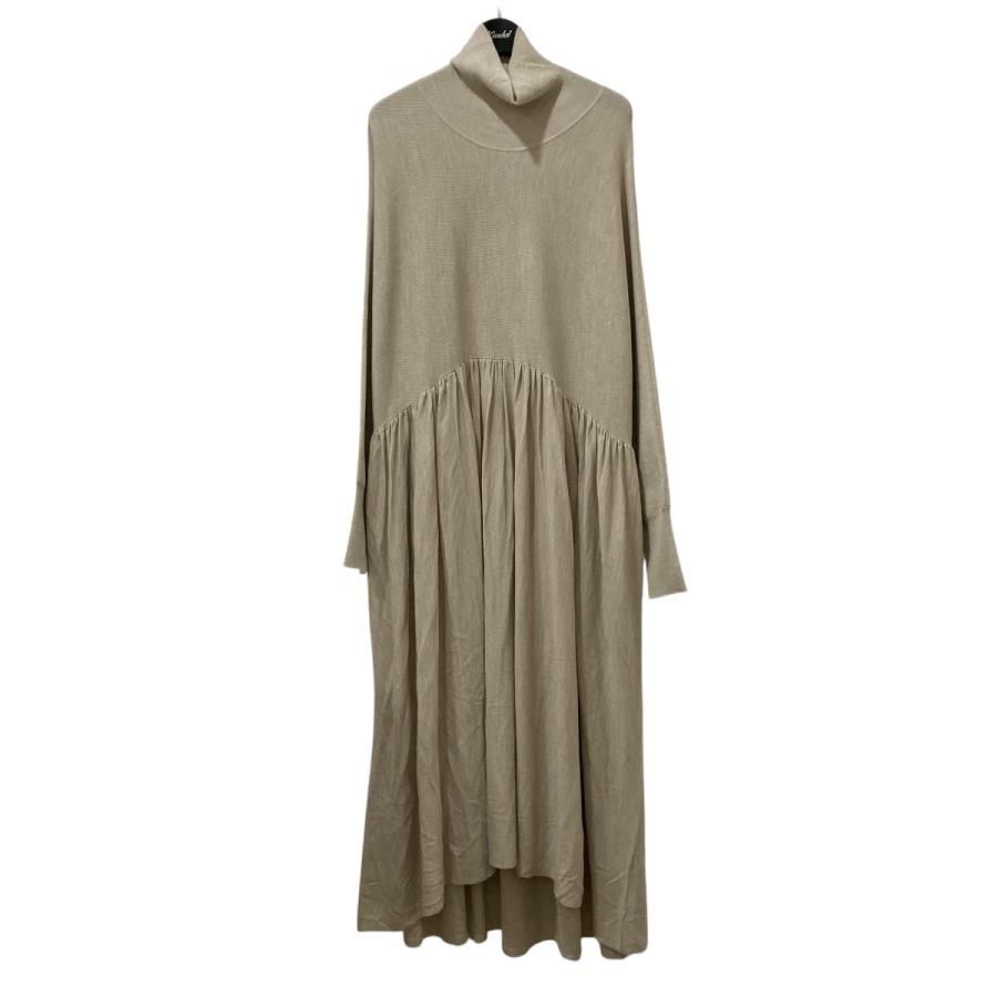 カレンソロジー Curensology ウールハイネック ギャザーワンピース  