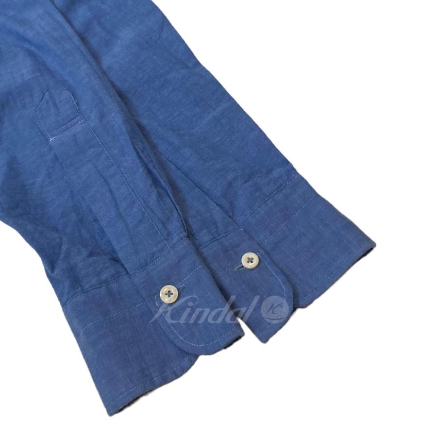 マーティーアンドサンズ MAATEE＆SONS WORK SHIRTS ワークシャツ MT1103-0607 ブルー サイズ：2｜kindal｜04
