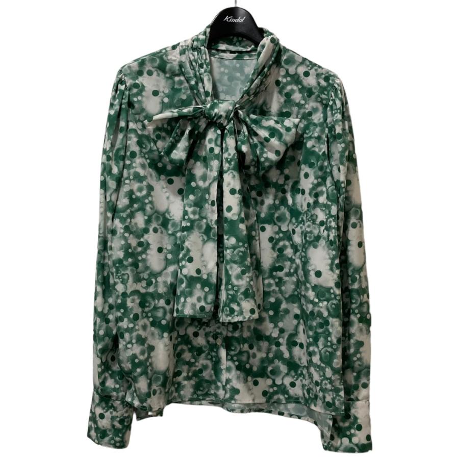 FUMIE TANAKA フミエ タナカ FUMIE=TANAKA smokedot ribbon shirts 