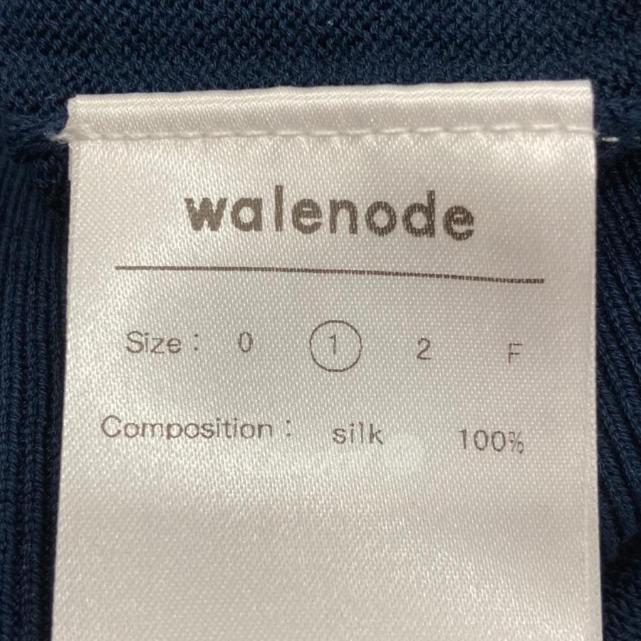ウェルノード walenode Sheer knit T-shirts シアーニットTシャツ wn23-14ss160-kw ネイビー サイズ：42｜kindal｜06