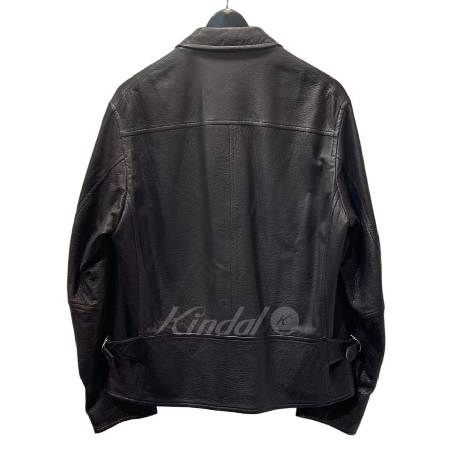 COMOLI 22AWラムレザージップショートジャケット 2 COMOLI | ラムレザージップショートジャケット（brown）- BARD