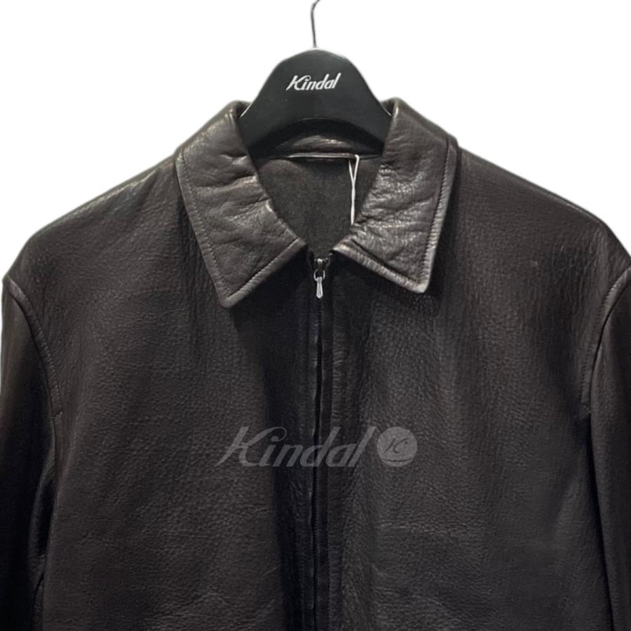 コモリ COMOLI ラムレザージップショートジャケット W03-01020 