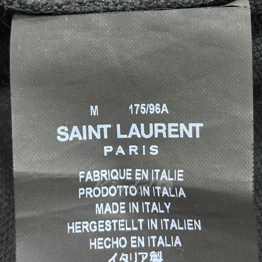 サンローランパリ SAINT LAURENT PARIS ポロシャツ 503636 ブラック サイズ：M｜kindal｜07