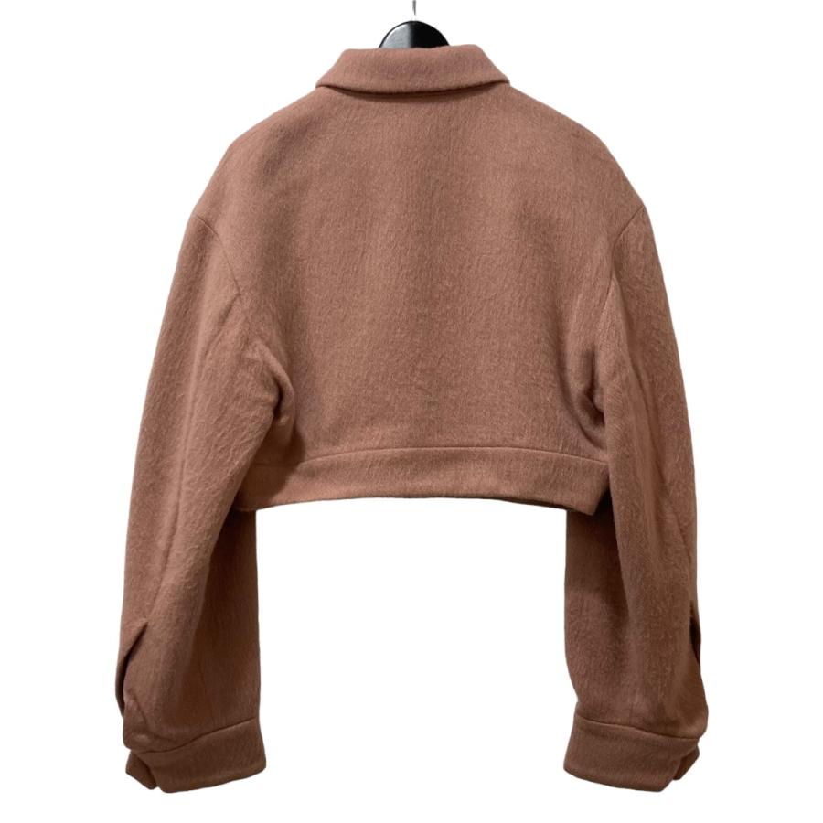 デプレ キッドモヘヤミニシャギー クロップドブルゾン