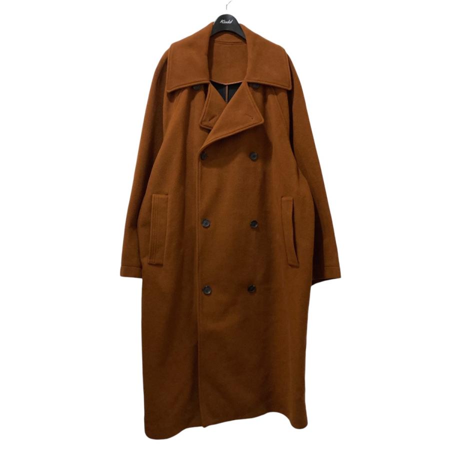 カシミ QASIMI DB COAT チェスターコート 1159-343-6468 ブラウン