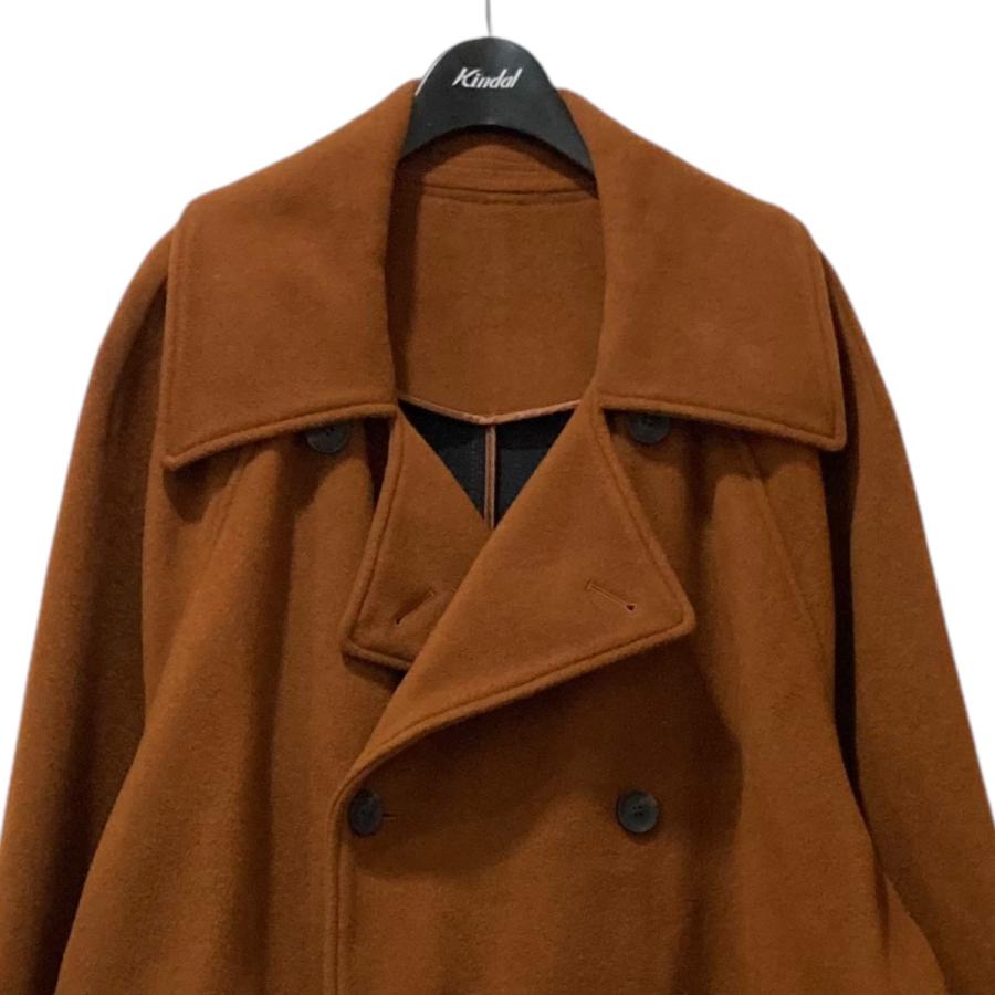 カシミ QASIMI DB COAT チェスターコート 1159-343-6468 ブラウン