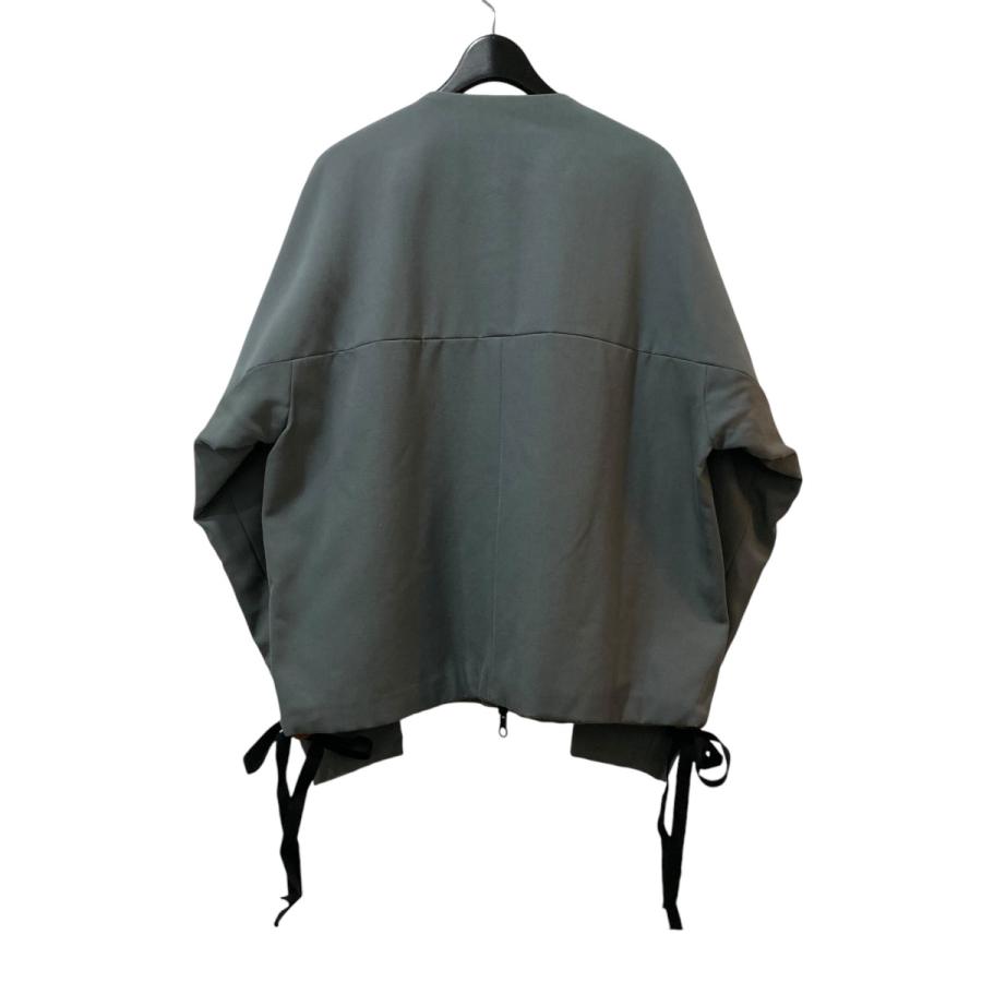 サンシー リバーシブルブルゾン ノーカラー ガンクラブチェック