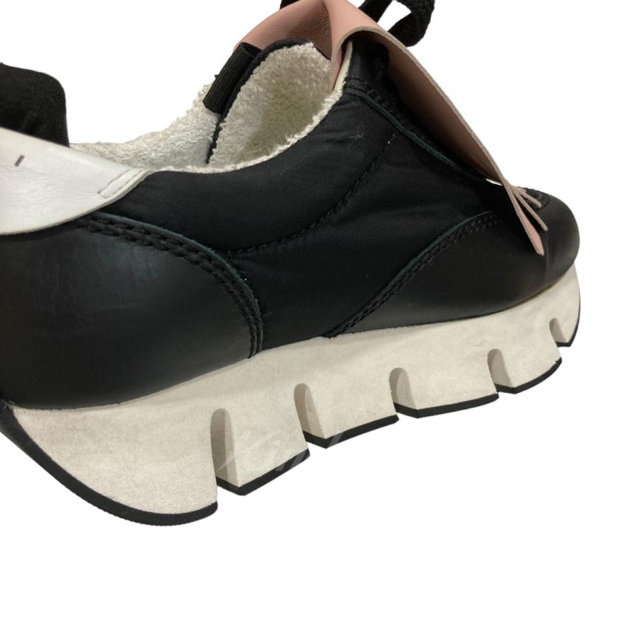 MARNI マルニ フリンジ厚底スニーカー SNZW005504 ブラック×ピンク 