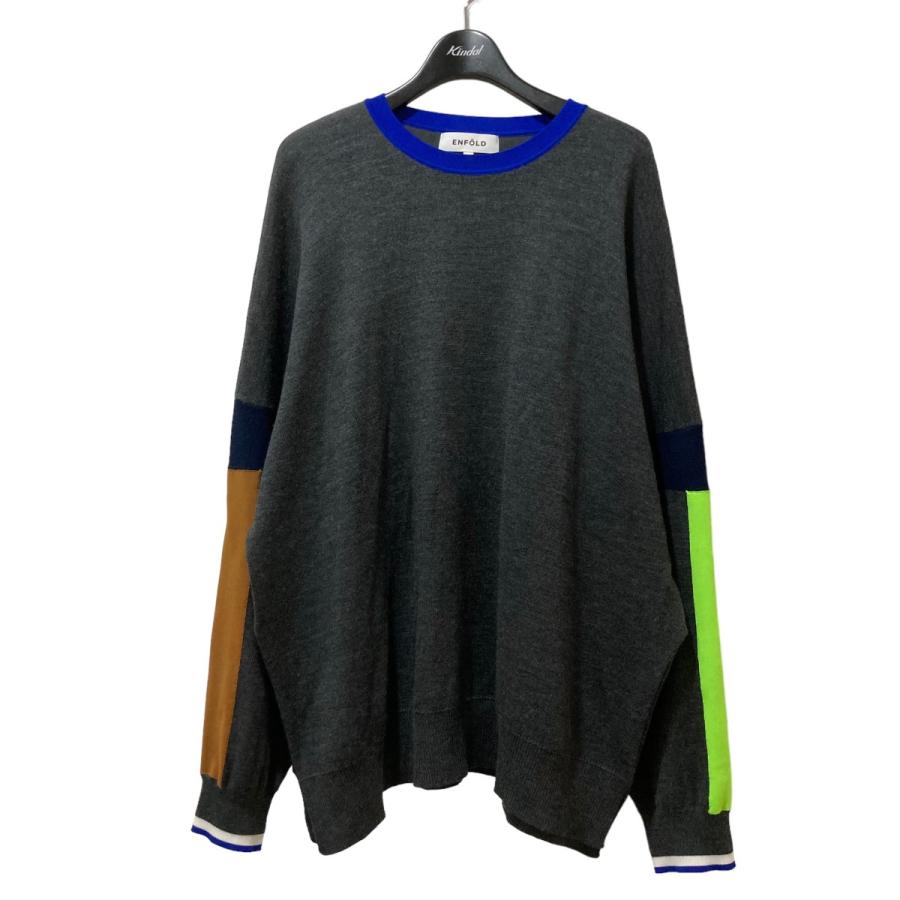 22AW ENFOLD LINE WIDE PULLOVER ニット 38 22AW ENFOLD LINE WIDE PULLOVER ニット
