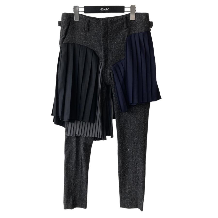 ファセッタズム FACETASM プリーツスカート パンツ グレー サイズ：M  